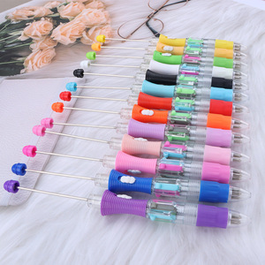 Four <strong>Color</strong> Light <strong>Pen</strong> Visible Transparent DIY Beaded Ballpoint <strong>Multi</strong> Function Student Gift Ready Stock Wholes - Product Image 3