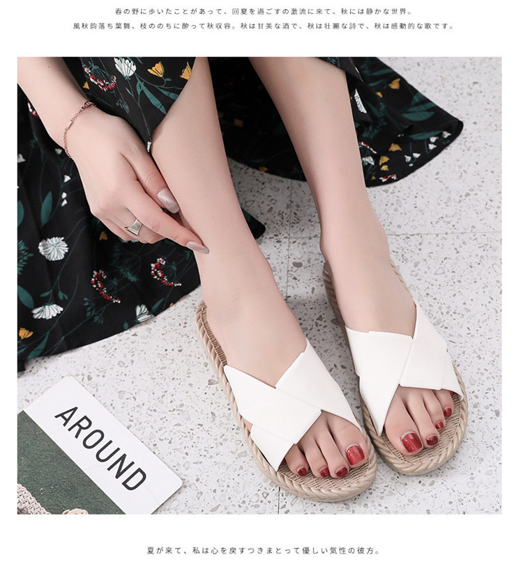 Ladies Slippers And Sandals Slides Flat Shoes Summer Designer Sandals Women Famous Brands