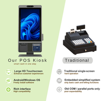 Kiosque de paiement à écran tactile, terminal de caisse enregistreuse, terminal de point de vente Android portable, kiosque de libre-service pour centre commercial