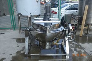 200L Automatic Vacuum Concentration Tank Horizontal Axis Stir Frying <b>Wok</b> for Food Processing Low Energy Bakery Cooking Machine - Product Image 3