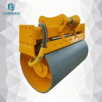Compacteur routier hydraulique Lonsen LSR-04 pour excavatrice, idéal pour le compactage des sous-sols de voies ferrées à grande vitesse, pour engins de 2 à 40 tonnes