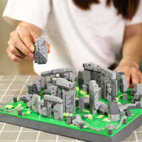 Ensemble de blocs de construction Wange 4224 Stonehenge, jouet éducatif de construction pour enfants, unisexe, en plastique