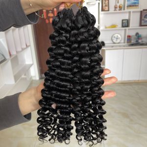 Fabricante Mayorista de Extensiones de Cabello Remy Virgen 12A, con Punta de Pluma, para Trenzado, Ondulado, para Mujeres - Product Image 3