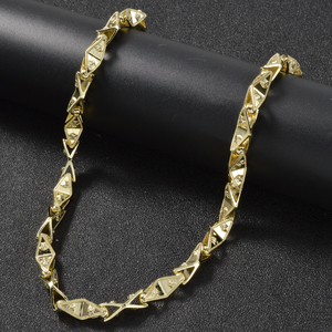bulk luxury solid exaggerated chunky wholesale unisex cuban link 18k gold necklace women necklace men <b>chain</b> necklace - Product Image 3