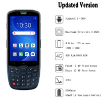 SEUIC Autoid 10 Android 11 4G WiFi, Escáner de Código de Barras 2D, Colector de Datos Portátil, Lector RFID NFC, 5360mAh, CPU Cortex-A53 de Cuatro Núcleos