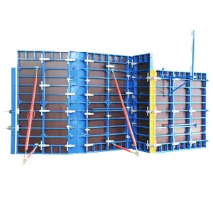 TECON墙板成型铝框架围模板体系施工使用在土木工程中的应用