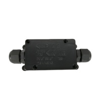 Boîtier de jonction étanche CE certifié IP68 pour extérieur, robuste, avec 3 connecteurs, connecteur PG13.5, entrée 24A/450V, modèle d'éclairage