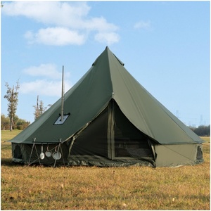 Tente dôme 4M/5M à vendre, tente de glamping imperméable pour l'extérieur, yurt de luxe en Oxford, tente cloche pour le camping familial - Product Image 1