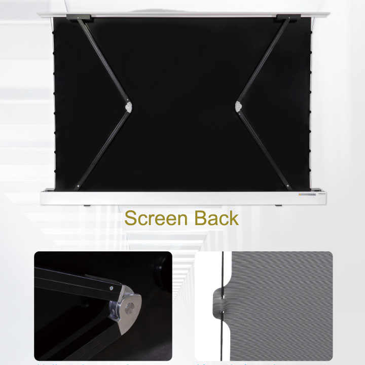 NothingProjector Projector Screen, 120 Inch, ALR Ambient Light Rejecting, 4K Ultra HD Fixed Frame 16:9 CLR, On Wall Mount Projection Screen For Ultra Short Throw Projectors, Black Series