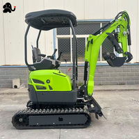 Mini-excavatrice ME-17 avec moteur diesel Laidong 385, commande par commande manuelle