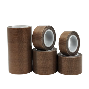 Nhiệt độ cao không thấm nước <span class=keywords><strong>PTFE</strong></span> tráng sợi thủy tinh băng dính với Silicone dính cho các ứng dụng chịu nhiệt - Product Image 1