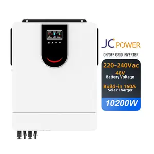 JCPower Photovoltaic Kit 3Kw 6Kw 10Kw Battery Pack Solar Energy Hybrid Complete System For Residential