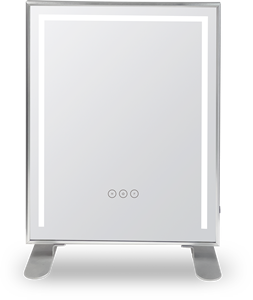 กระจกแต่งหน้าแบบมีไฟ LED ยี่ห้อ <span class=keywords><strong>Greenergy</strong></span> กำลังขยาย 10 เท่า ควบคุมด้วยระบบสัมผัส ความสว่าง 90 CRI ปรับความสว่างได้ ผิวสัมผัสด้าน ดีไซน์ทันสมัย - Product Image 1
