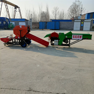 Automatic Round Bale Wrapping <b>Machine</b> for Forage Grass Silage Energy Saving <b>Stretch</b> Film Wrapper with Engine Bearing - Product Image 2