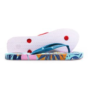 Vente en gros de tongs souvenir de Porto Rico, sandales de plage personnalisées avec impression du nom du pays, tongs compensées antidérapantes - Product Image 2