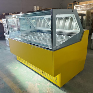 Congelatore Espositore Commerciale Monotemperatura a Raffreddamento ad Aria per Gelato e <span class=keywords><strong>Gelateria</strong></span> - Il Più Venduto - Product Image 3