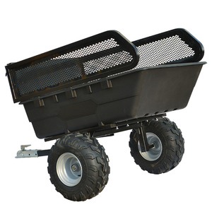 多目的ATVトレーラー、ヘビーデューティーATV牽引カート、芝刈り機用ユーティリティATVワゴン（ホイール付き） - Product Image 6