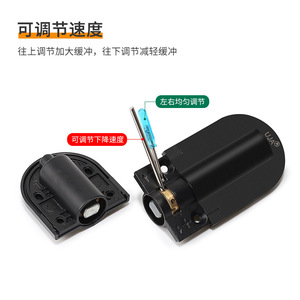 Hydraulic Soft Close Hinge 2.5 Mm Half Mortise Furniture Hinge With Adjustable Speed For Cabinet Door - Product Image 1