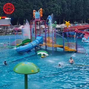 Équipement de jeux aquatiques pour enfants, équipement de <span class=keywords><strong>parc</strong></span> d'attractions commercial pour enfants, toboggan, aire de jeux aquatique - Product Image 2