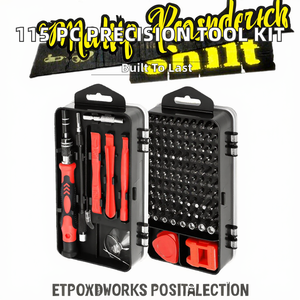 नया मॉडल 115-टुकड़ा सटीक स्क्रूड्राइवर बिट्स सेट ओम स्क्रैपर हैंड टूल किट एंड्रॉइड फोन लैपटॉप के लिए हार्ड केस - Product Image 2