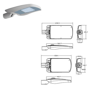 תאורת רחוב <span class=keywords><strong>LED</strong></span> עמידה למים IP65 עם חיבור AC לתאורת חוץ - זמינה ב-<span class=keywords><strong>100W</strong></span>, 150W, 200W, 250W - Product Image 4