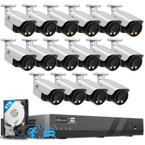 Hình ảnh sắc nét màu tầm nhìn ban đêm ánh sáng kép IP PoE máy ảnh NVR DIY CCTV Hệ thống an ninh Kit cho nhà thông minh bảo vệ an toàn - Product Image 1
