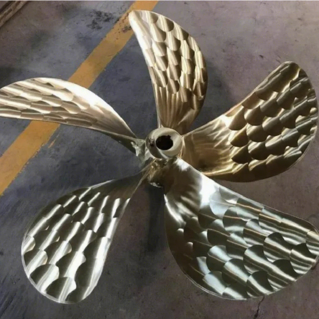 New Cu3 Nickel-Aluminum Bronze Marine Propeller with 4 Blades Fixed Pitch 500mm Diameter Model CC0022 China Hubei