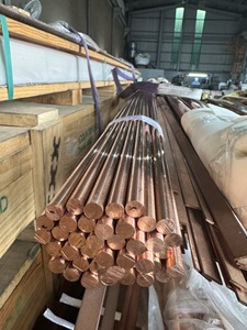แท่งกลมและแท่งทองแดงบริสุทธิ์99.9% ทองแดงสีแดงการนำไฟฟ้าสูง C1100แหล่งกำเนิดไต้หวันสำหรับอุปกรณ์ไฟฟ้า - Product Image 3