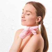 Gant de massage en nylon six couleurs 2024 pour le soin corporel en profondeur, exfoliant, désodorisant et déshumidifiant