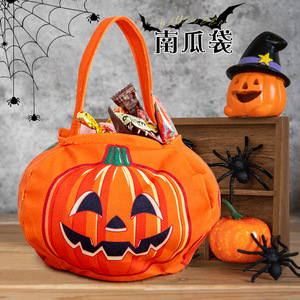 Hot Selling Halloween Candy Bags, Holiday Decorations, Children's Hand-held Pumpkin Bags, Kindergarten Gift Bags - Product Image 1