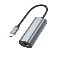Adaptateur USB C vers HDTV 4K60Hz, convertisseur vidéo Type-C mâle vers HDTV femelle pour ordinateur portable, MacBook, PC
