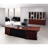 Scrivania Direzionale Moderna in Metallo e Legno Massello per CEO/Dirigenti/Manager, Personalizzabile in Colore Verde