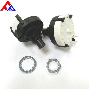 Interrupteur rotatif multiposition haute puissance 26 mm à axe isolé en métal et plastique, 1, 2, 3 ou 4 pôles, pour appareils électroménagers - Product Image 2