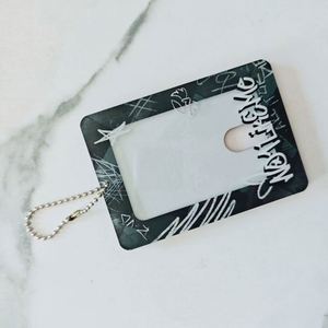 Fundas para fotos de ídolos DIY estilo INS, el último modelo, soporte de tarjetas de acrílico con cadena, llavero con marco Kpop para tarjetas de crédito - Product Image 3