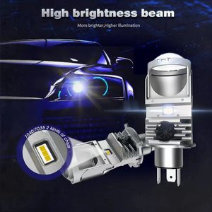 4 Lual UAL Len otorcycle eeadlight reless ireless Ed rorojector Len uto I/Lo Headlamp - Product Image 2