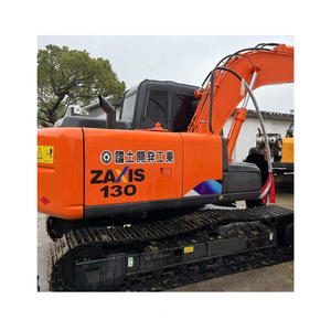 Excavadora Hitachi ZX130 usada, excavadora hidráulica de 13 toneladas sobre orugas, original de Japón, buenas condiciones con bajas horas de trabajo a la venta - Product Image 4