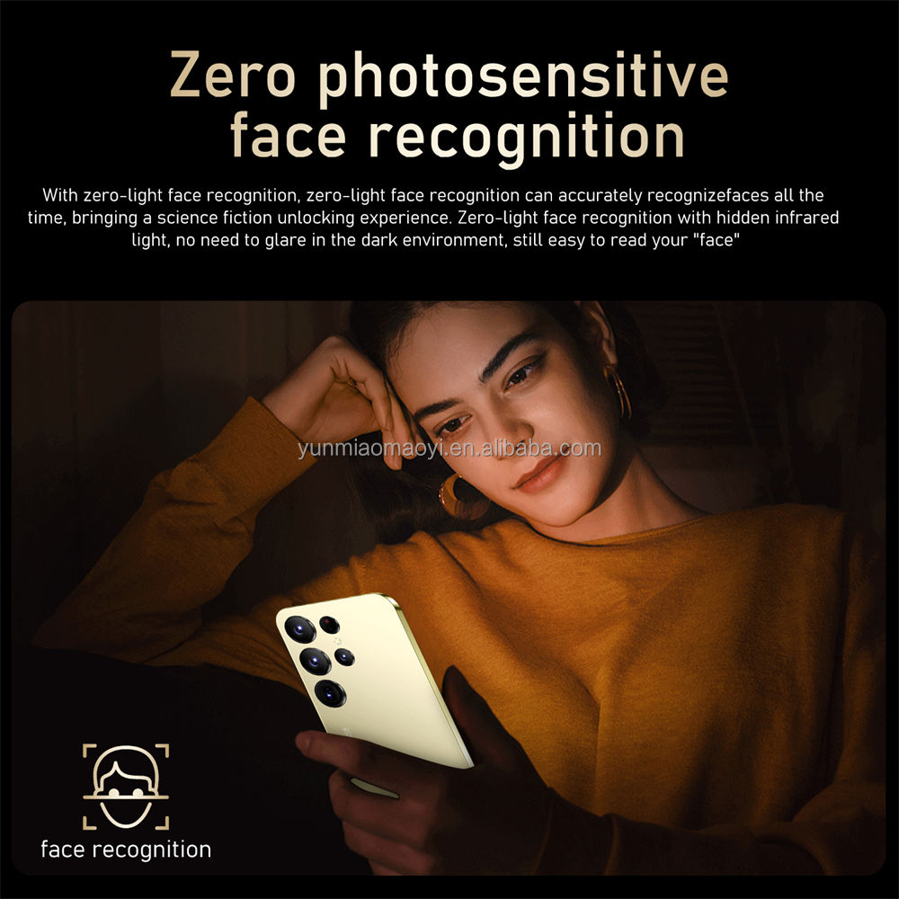 Face Recognition Unlock Mobile Phone 3g Smartphone Original Phone S23  ULTRA+ Inch 2+16GB Smart Phone Android Quad Core 5MP