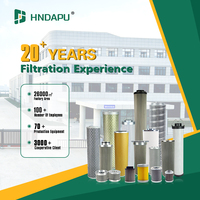 Élément filtrant séparateur PTFE personnalisé TOPEP 120x760mm, cartouche filtrante pour la séparation huile-gaz, pour filtration industrielle