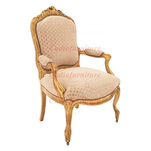Cadre en bois massif classique royal de loisirs de style français <span class=keywords><strong>peinture</strong></span> de couleur or Fauteuils royaux - Product Image 6