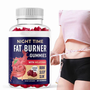 OLLI Complément Alimentaire Herbal en Gros : Gommes Brûle-<span class=keywords><strong>Graisse</strong></span> Naturelles, <span class=keywords><strong>Booster</strong></span> d'Énergie pour la Combustion Nocturne des Graisses chez l'Adulte - Product Image 1