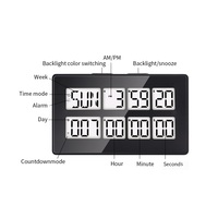 2022 nouvelle horloge de cuisine numérique électrique 999 jours minuteries en plastique cuisson Incubation compte à rebours