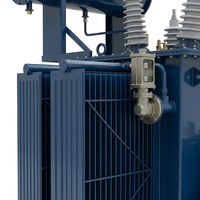 Transformateur immergé SSZ18 à trois bobines 110 kV 35 kV pour l'alimentation des parcs industriels et des usines minières avec changeur de tension sous charge