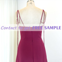 Robes de demoiselle d'honneur longues et violettes sur mesure TEENYEE, grandes tailles, robes de soirée formelles pour femmes, robes de mariage, vente en gros d'usine