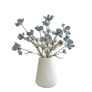 Fleurs artificielles Yasunobu Cosmos en soie polyester, branche unique, décoration de bureau pour salon, accessoires de photographie de mariage - Product Image 5