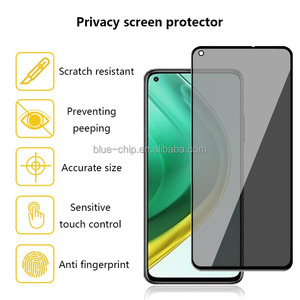 Sans huile résistant aux rayures Anti cassé téléphones portables trempé Protection complète <span class=keywords><strong>Film</strong></span> de confidentialité protecteur d'écran en verre pour Redmi K30S - Product Image 2
