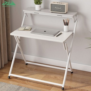 Wayon Portable <strong>Foldable</strong> Writing <strong>Desk</strong> Compact Laptop <strong>Table</strong> for Small Spaces Minimalist Home Workstation - Product Image 2