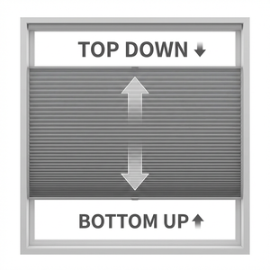 Persianas Celulares Inalámbricas de Panal, Cortina Celular de Poliéster Lisa, Vertical, Opaca, con Bloqueo UV, Filtrado de Luz, Fácil Instalación - Product Image 4