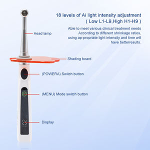 Lampu Curing gigi LED tanpa kabel, lampu perawatan gigi, kepala logam tanpa kabel, 1S, peralatan kedokteran gigi - Product Image 6