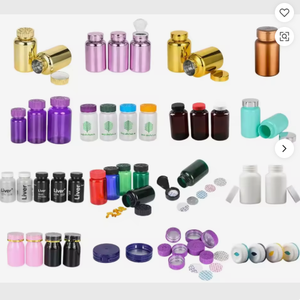 Botellas de plástico cilíndricas para cosméticos con tapa de rosca PET y serigrafía para uso cosmético - Product Image 3