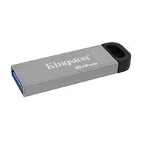 USB Disk logam asli, stik memori USB 3.2 Flash Drive Kingston DataTraveler Kyson 32G 64GB 128GB 256GB